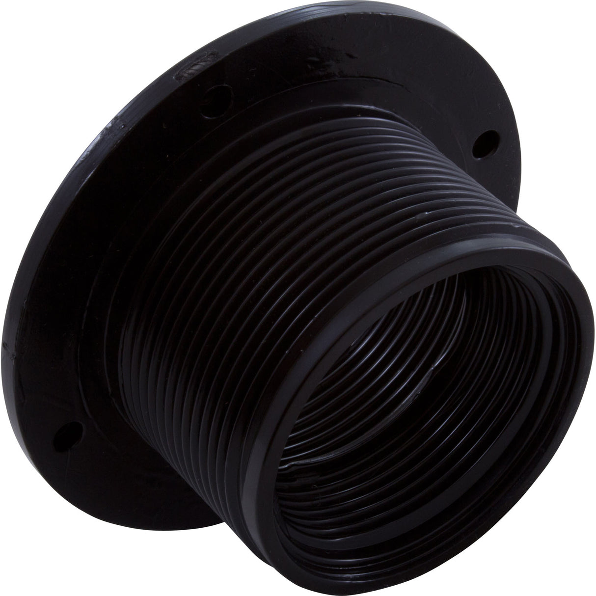 Wall Fitting, Gunite Std Body, 1-1/2"mpt x 1-1/2"fpt, Blk : 542418