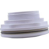 Wall Fitting, Vinyl Liner, Std Body, 1-1/2"mpt x 1-1/2"s, White : 542414