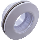 Wall Fitting, Vinyl Liner, Std Body, 1-1/2"mpt x 1-1/2"s, White : 542414