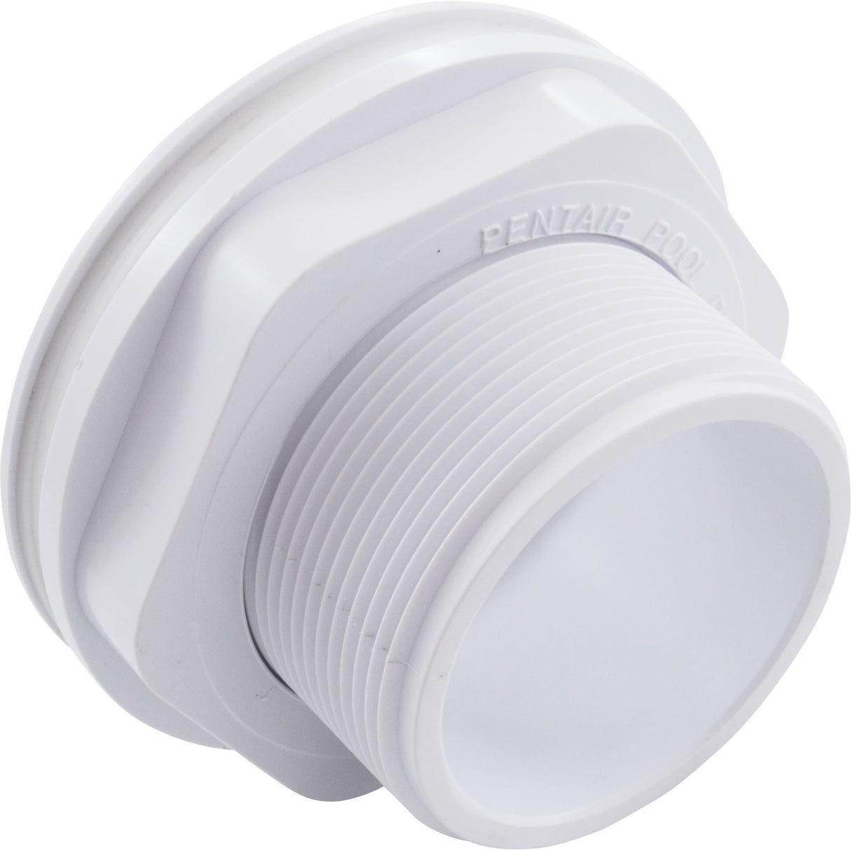 Wall Fitting, Vinyl Liner, Long Body, 1-1/2"s x 1-1/2"fpt, Wht : 542411