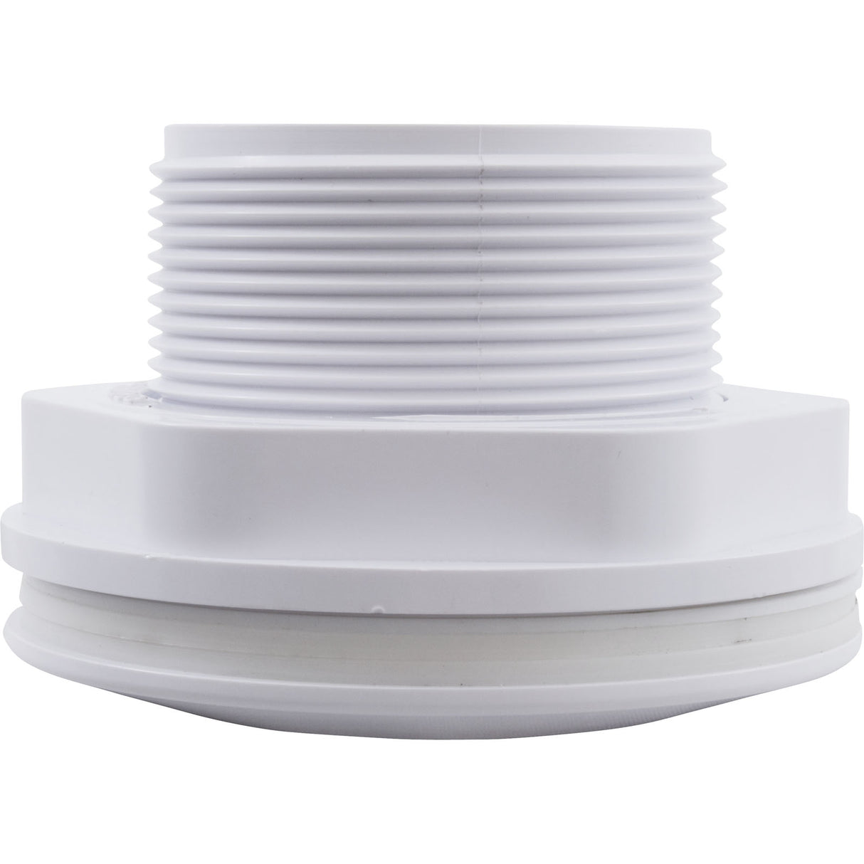 Wall Fitting, Vinyl Liner, Long Body, 1-1/2"s x 1-1/2"fpt, Wht : 542411