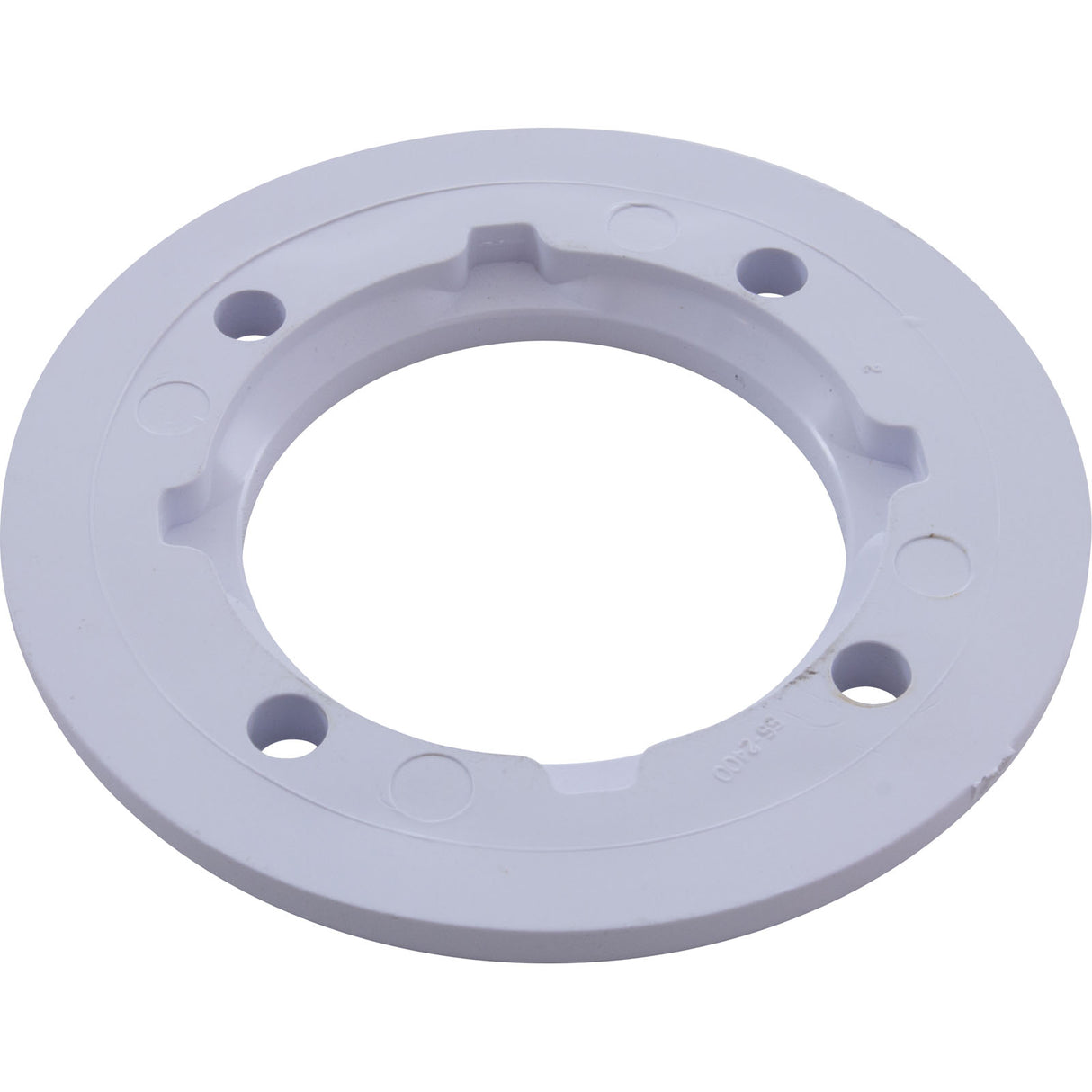 Wall Fitting Faceplate, Vinyl, White : 552400