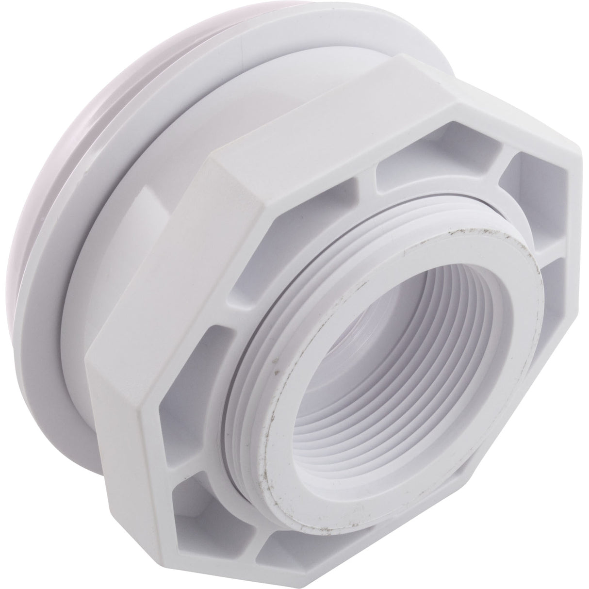 Wall Fitting, Vinyl Std Body, 1-1/2"mpt x 1-1/2"fpt, White : 86205100