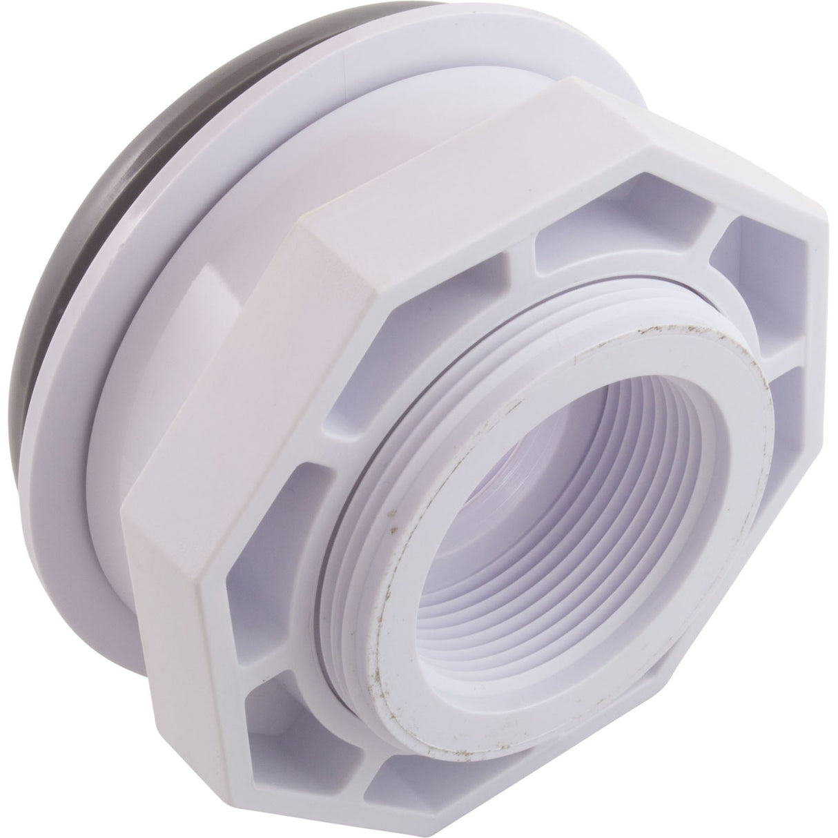 Wall Fitting, Vinyl Std Body, 1-1/2"mpt x 1-1/2"fpt, Gray : 86205103