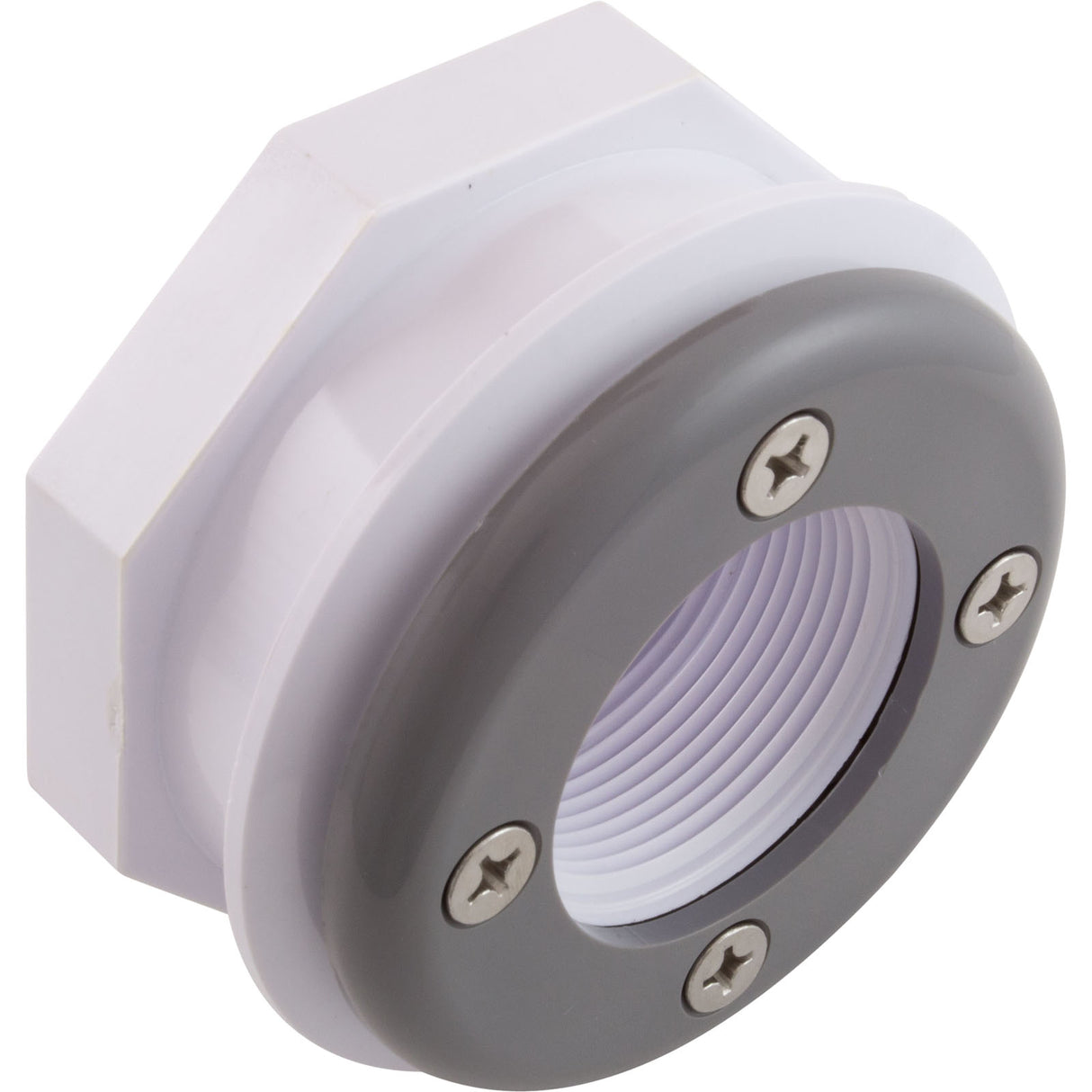 Wall Fitting, Vinyl Std Body, 1-1/2"mpt x 1-1/2"fpt, Gray : 86205103