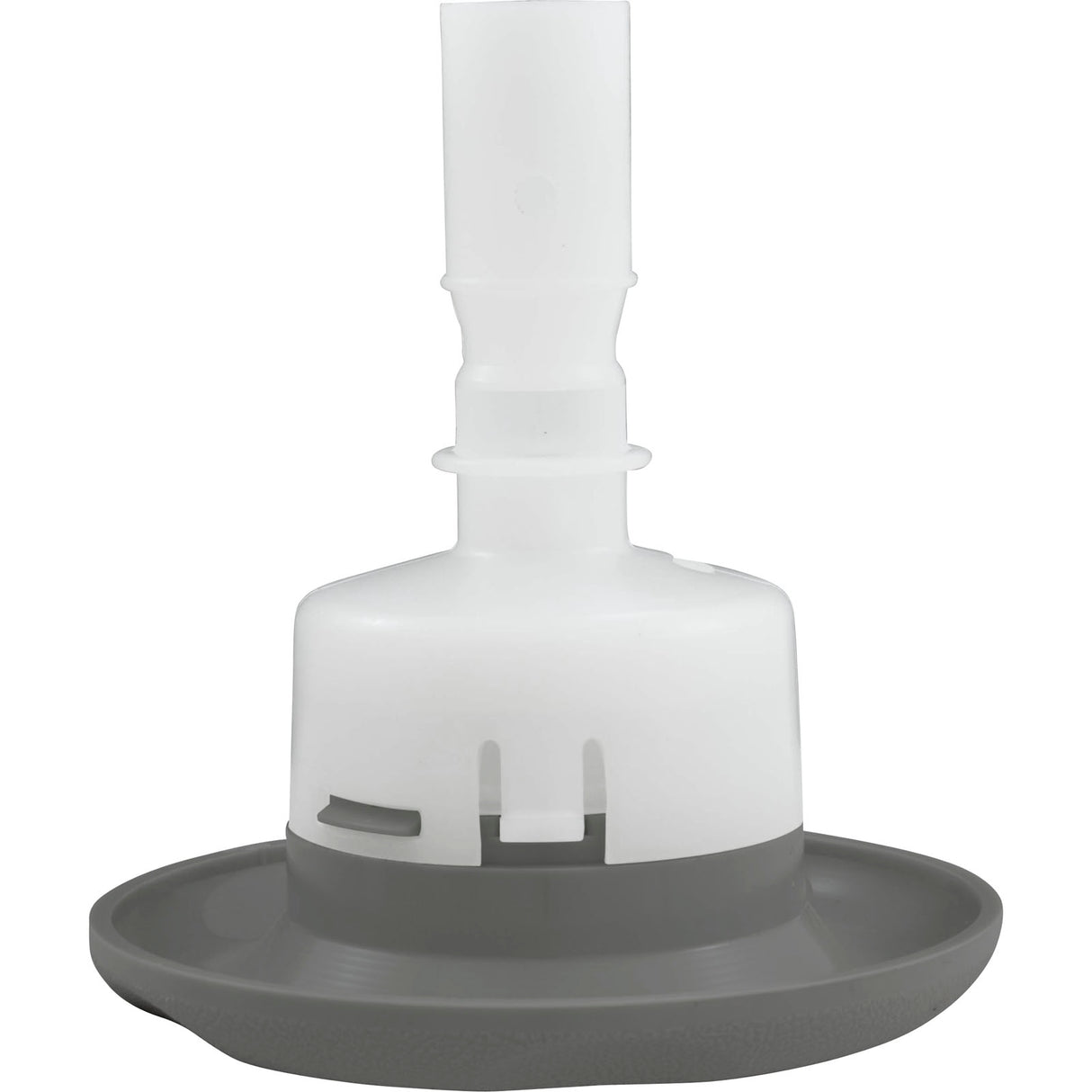 Jet Intl, BWG Cyclone Luxury, 3-1/2"fd, Dir, Txt Scal, Gry : 9844WW