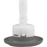 Jet Intl, BWG Cyclone Luxury, 3-1/2"fd, Dir, Txt Scal, Gry : 9844WW