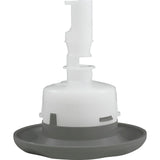 Jet Intl, BWG Cyclone Luxury, 3-1/2"fd, Dir, Txt Scal, Gry : 9844WW