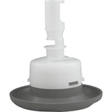 Jet Intl, BWG Cyclone Luxury, 3-1/2"fd, Dir, Txt Scal, Gry : 9844WW