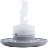 Jet Intl, BWG Cyclone Lux, 4-1/8"fd, Dir, Txt Scal, Gry : 9845WW