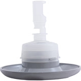 Jet Intl, BWG Cyclone Lux, 4-1/8"fd, Dir, Txt Scal, Gry : 9845WW