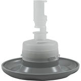 Jet Intl, BWG Cyclone Lux, 4-1/8"fd, Roto, Txt Scal, Gry : 9847WW