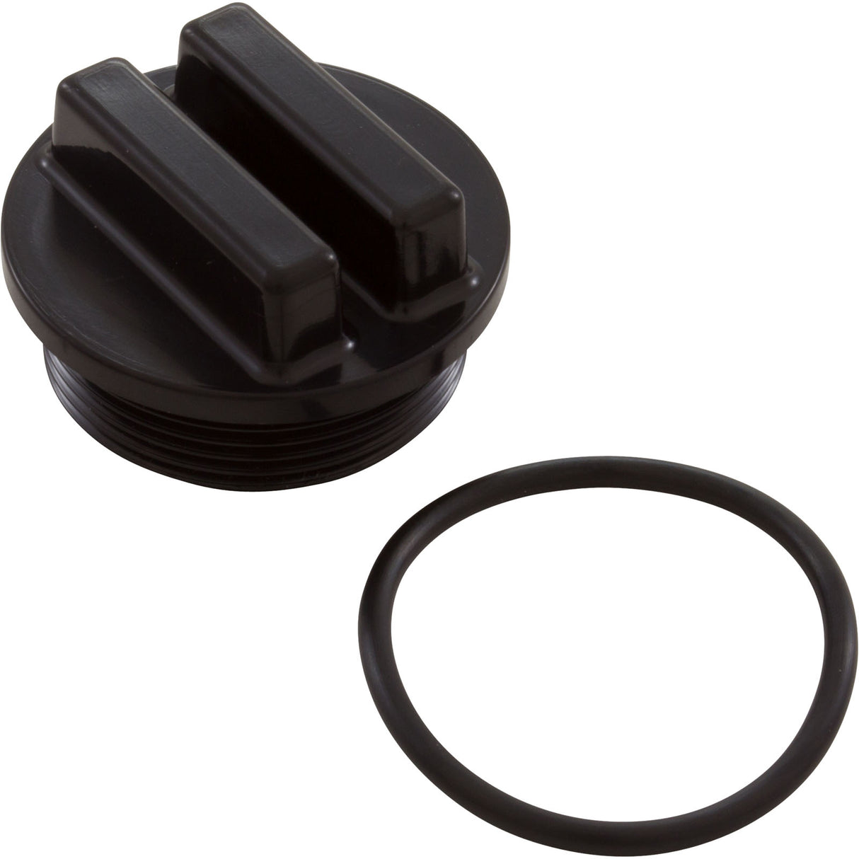 Plug, Hayward, w/O-Ring, 1-1/2" Thd, Black : SP1022CBLK