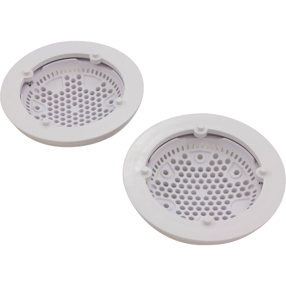 Suction Cover, Hayward WG1030, 8" Round, w/Frame, Wht, Qty 2 : WG1030AVPAK2