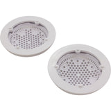 Suction Cover, Hayward WG1030, 8" Round, w/Frame, Wht, Qty 2 : WG1030AVPAK2
