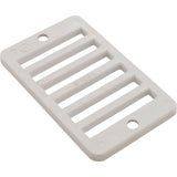 Grate, Hayward Deck Drain SP1019, w/ Screws, White : SP1019BA