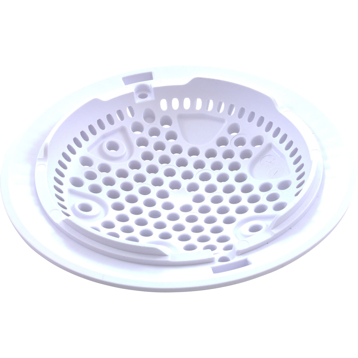 Main Drain Cover, Hayward Anti Vortex, 8"dia Round, Wht : WGX1048E