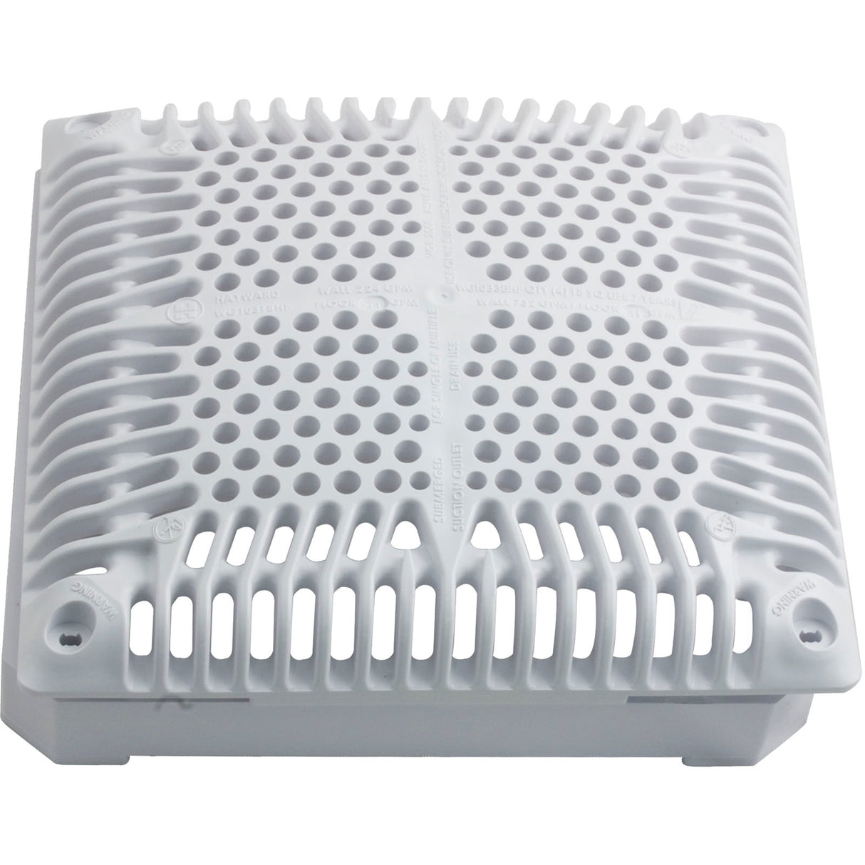 Main Drain Grate, Hayward 9" x 9" Square, with Inner Frame : WGX1031BHF2