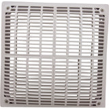 Main Drain Grate, Hayward Low Velocity, 12" x 12"Sq, w/Frame : WGX1032BLV2