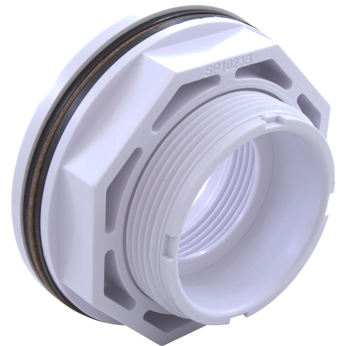 Inlet Fitting, 2-3/8"hs, 1-1/2" fpt x 1-1/2"s, w/Gasket, Nut : SP1023S