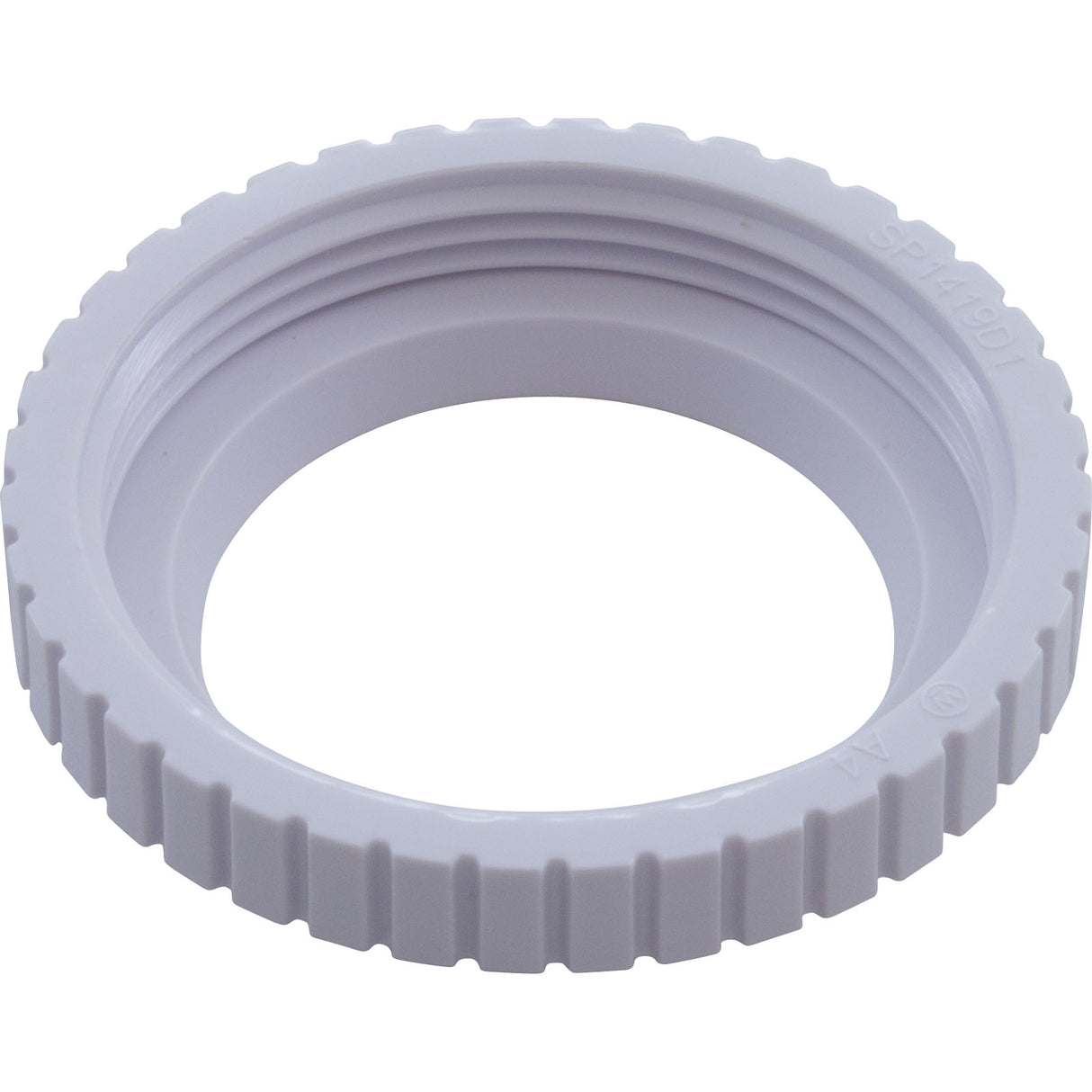 Lock Ring, Hayward, White, Inlet Fitting : SPX1419D1