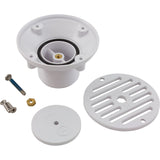 Inlet Fitting, Hayward, Grate, Adjustable 1-1/2" Slip White : SP1424S
