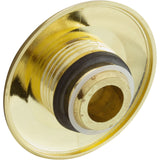 Escutcheon, HydraBaths Futura, 2-5/8"fd, w/Dir Eye, Smth, Brass : FJ115