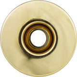 Escutcheon, HydraBaths Futura, 2-5/8"fd, w/Dir Eye, Smth, Brass : FJ115