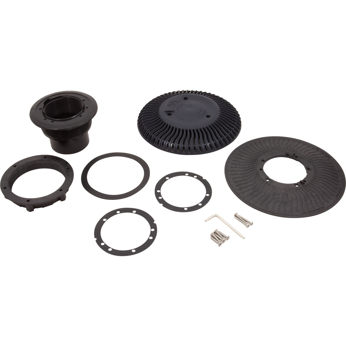 Main Drain Grate, Paramount SDX2, Vinyl, Black, qty 2 : 004-172-2231-03