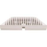 Main Drain Grate, Waterway 9" x 9" Square, White : 642-4790 V