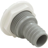 Bulkhead Fitting, Waterway, 3/4"b, Swirl, Gray : 212-1837