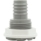 Bulkhead Fitting, Waterway, 3/4"b, Swirl, Gray : 212-1837