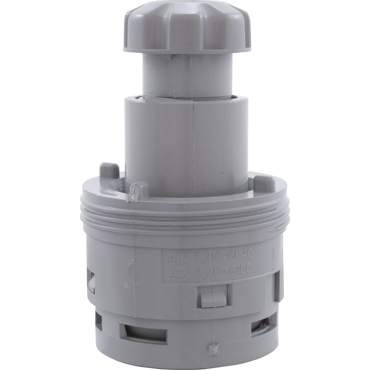 Nozzle, Waterway Poly Jet Caged Style, Dir, 3-3/8" Gray : 210-6047