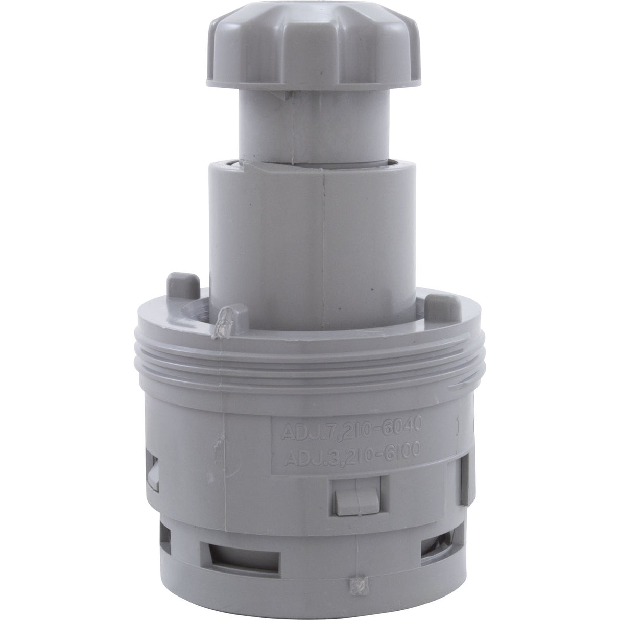 Nozzle, Waterway Poly Jet Caged Style, Dir, 3-3/8" Gray : 210-6047