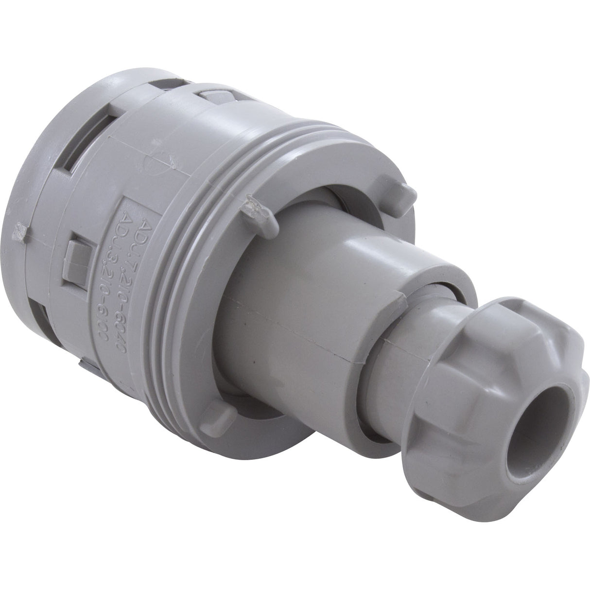Nozzle, Waterway Poly Jet Caged Style, Dir, 3-3/8" Gray : 210-6047