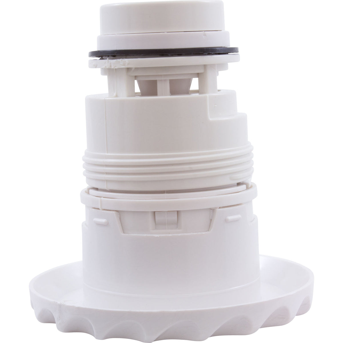 Jet Intl, WW Poly Jet, 3-3/8"fd, Pulsator, Dlx Scal, White : 210-6070