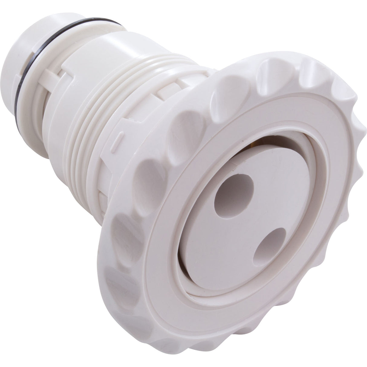 Jet Intl, WW Poly Jet, 3-3/8"fd, Pulsator, Dlx Scal, White : 210-6070