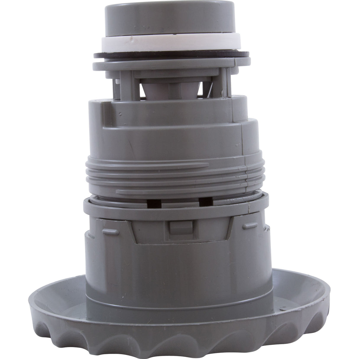 Jet Intl, WW Poly Jet, 3-3/8"fd, Pulsator, Dlx Scal, Gry : 210-6077
