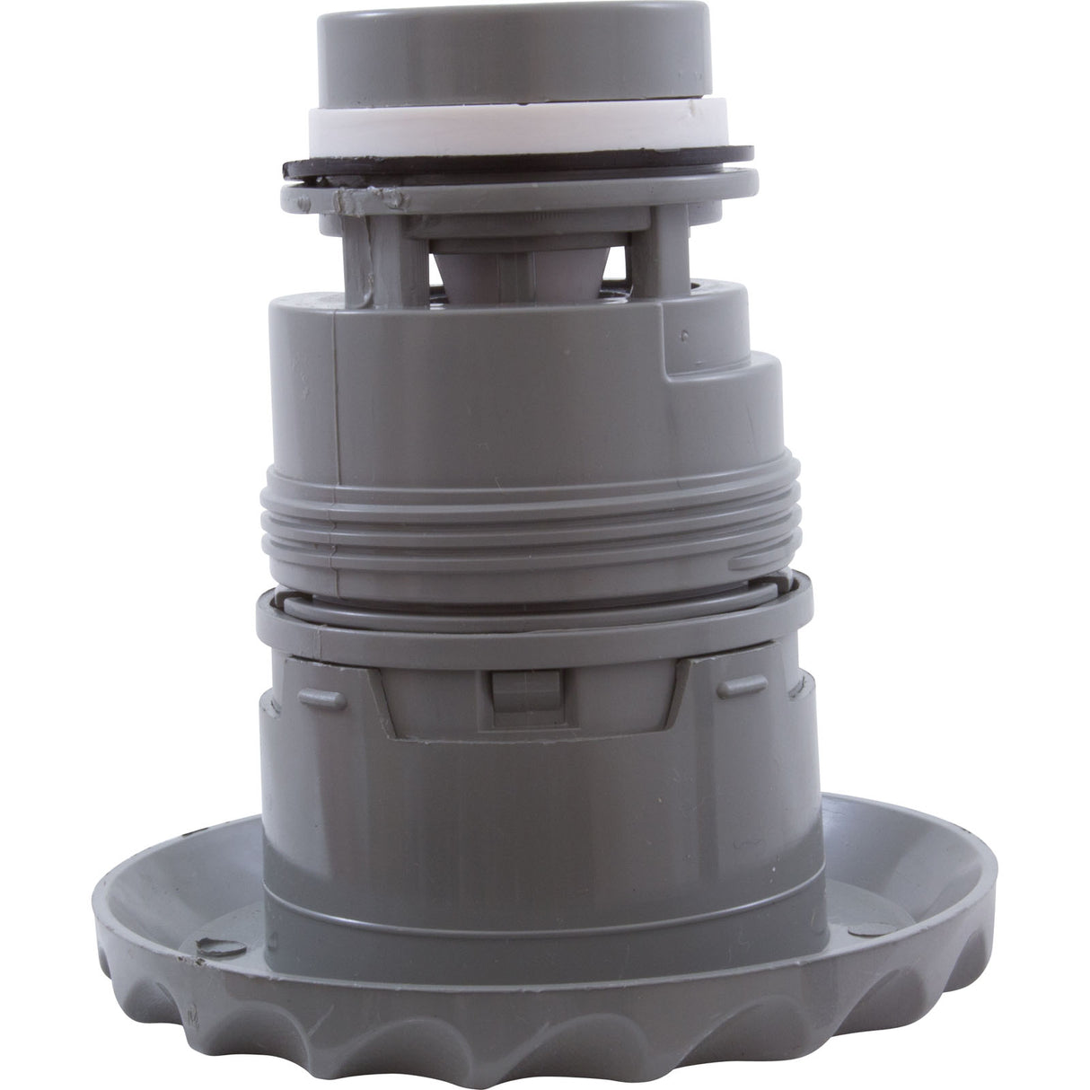 Jet Intl, WW Poly Jet, 3-3/8"fd, Pulsator, Dlx Scal, Gry : 210-6077