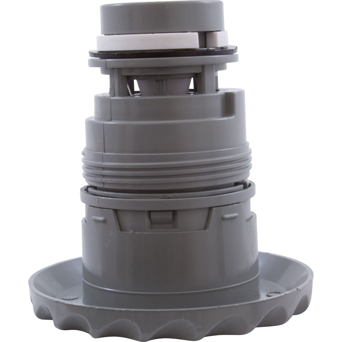 Jet Intl, WW Poly Jet, 3-3/8"fd, Pulsator, Dlx Scal, Gry : 210-6077