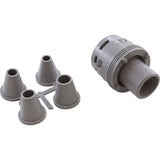 Nozzle, Waterway Poly Jet Caged Style, Directional, Gray : 210-8757