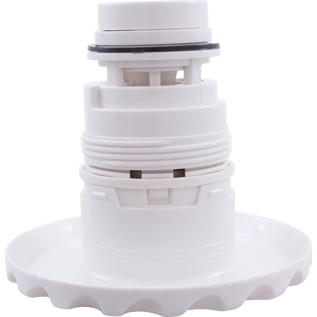 Jet Intl, WW Poly Jet, 4-3/16"fd, Roto, Dlx Scal, White : 210-6190