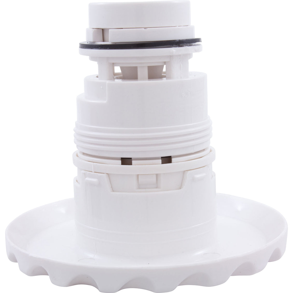 Jet Intl, WW Poly Jet, 4-3/16"fd, Roto, Dlx Scal, White : 210-6190