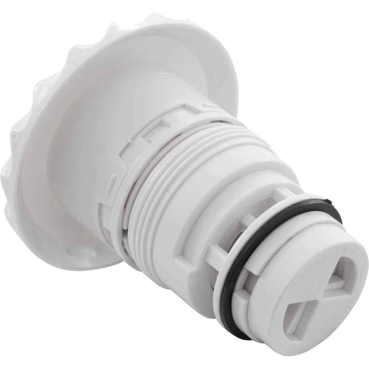Jet Intl, WW Poly Jet, 3-3/8"fd, Roto, Dlx Scal, White : 210-6090