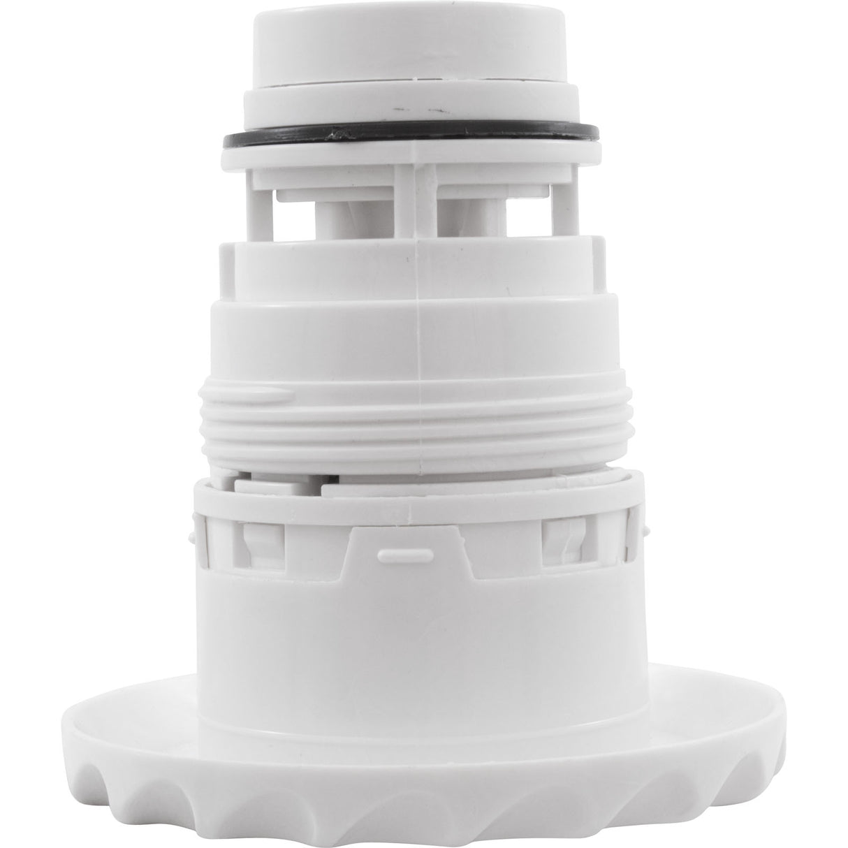Jet Intl, WW Poly Jet, 3-3/8"fd, Roto, Dlx Scal, White : 210-6090