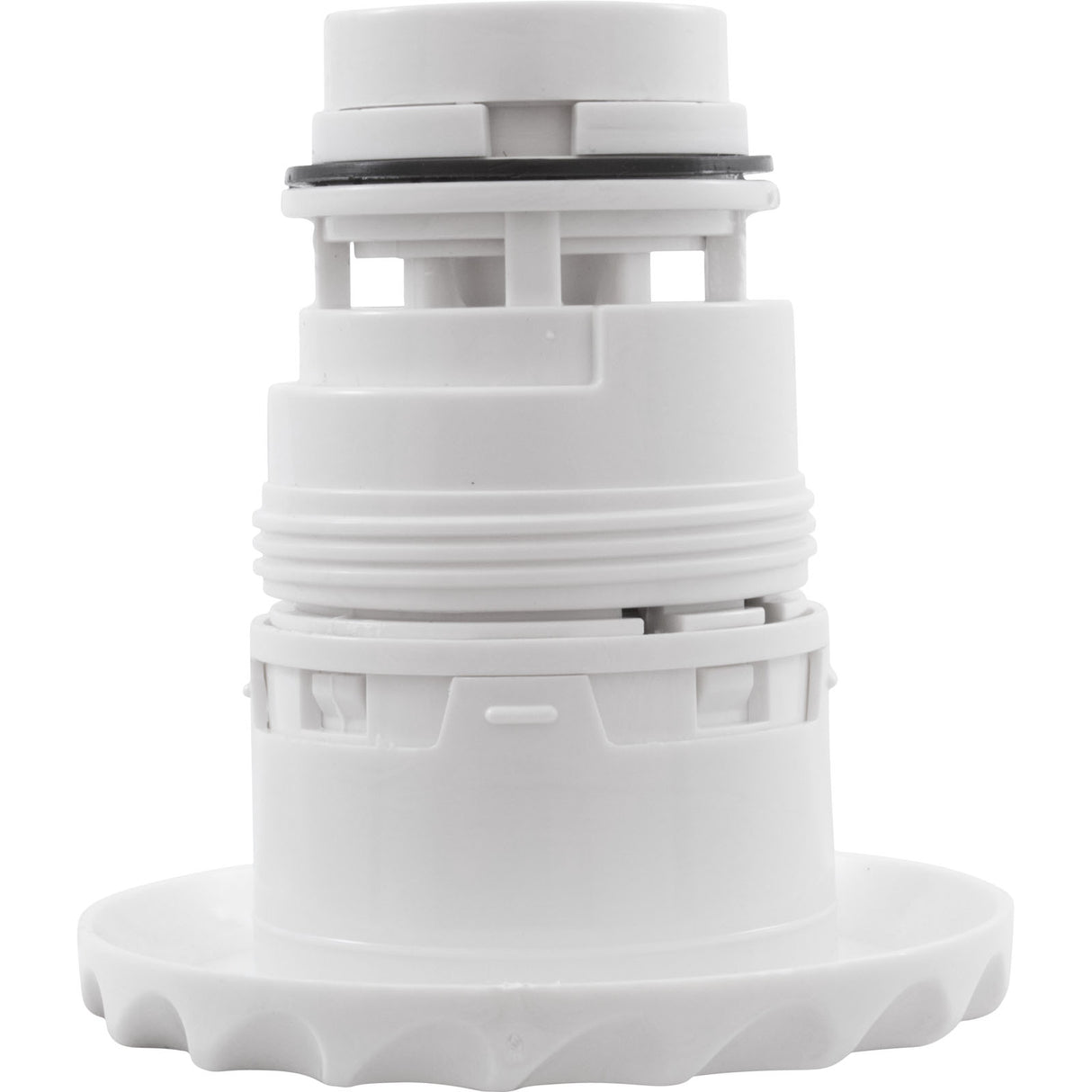 Jet Intl, WW Poly Jet, 3-3/8"fd, Roto, Dlx Scal, White : 210-6090