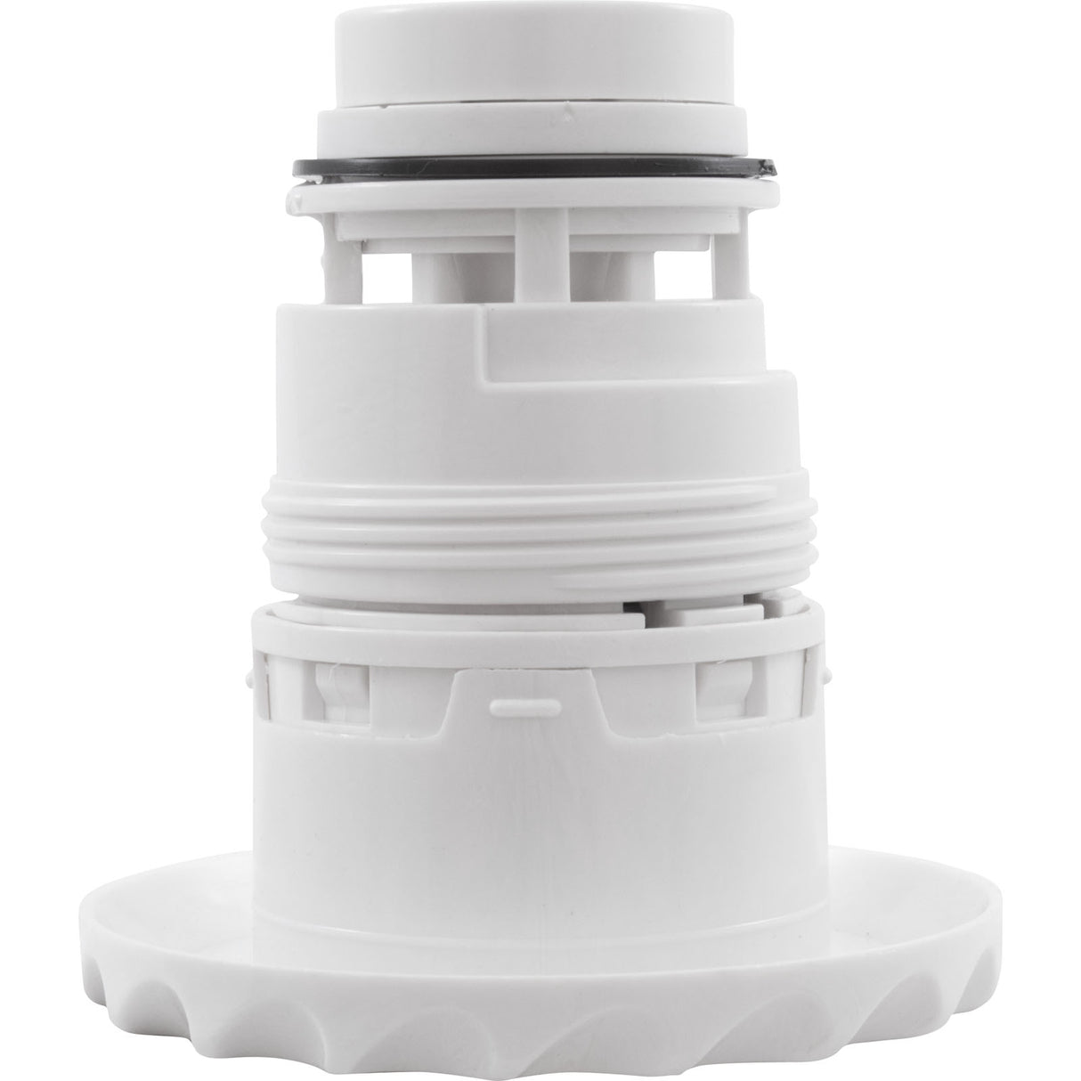 Jet Intl, WW Poly Jet, 3-3/8"fd, Roto, Dlx Scal, White : 210-6090