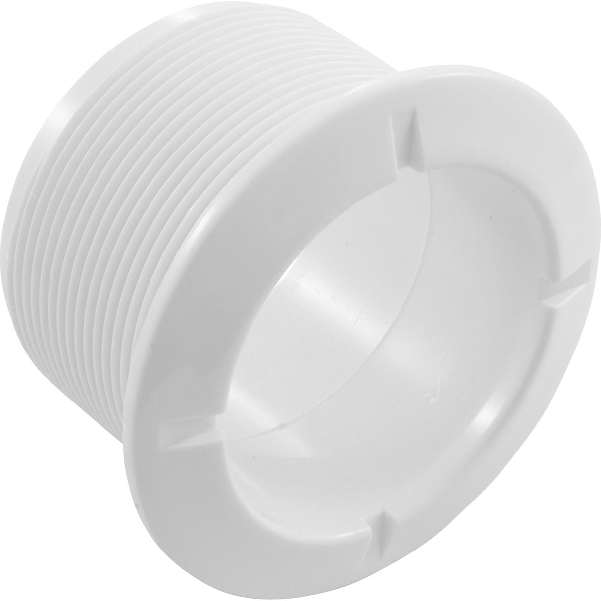 Wall Fitting, WW Poly Jet, 2-5/8"hs, Long, White : 215-1760