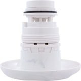 Jet Intl, WW Poly Jet, 4-3/16"fd, Roto, Textured Scal, White : 210-6550