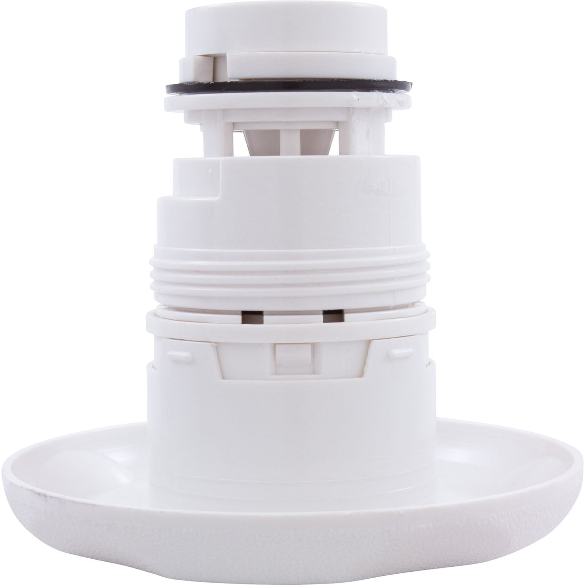 Jet Intl, WW Poly Jet, 4-3/16"fd, Roto, Textured Scal, White : 210-6550